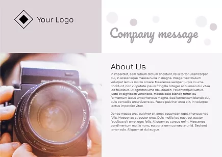 Photographer's Flyer template