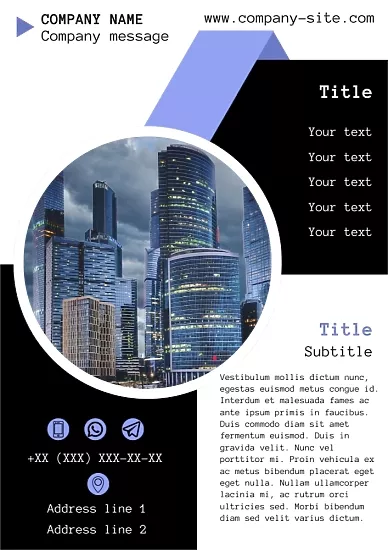 Predloga letaka Realtor